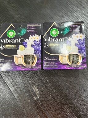 NWT Bundle of Air Wick Vibrant Lavender & Waterlily Plug-In Refill
